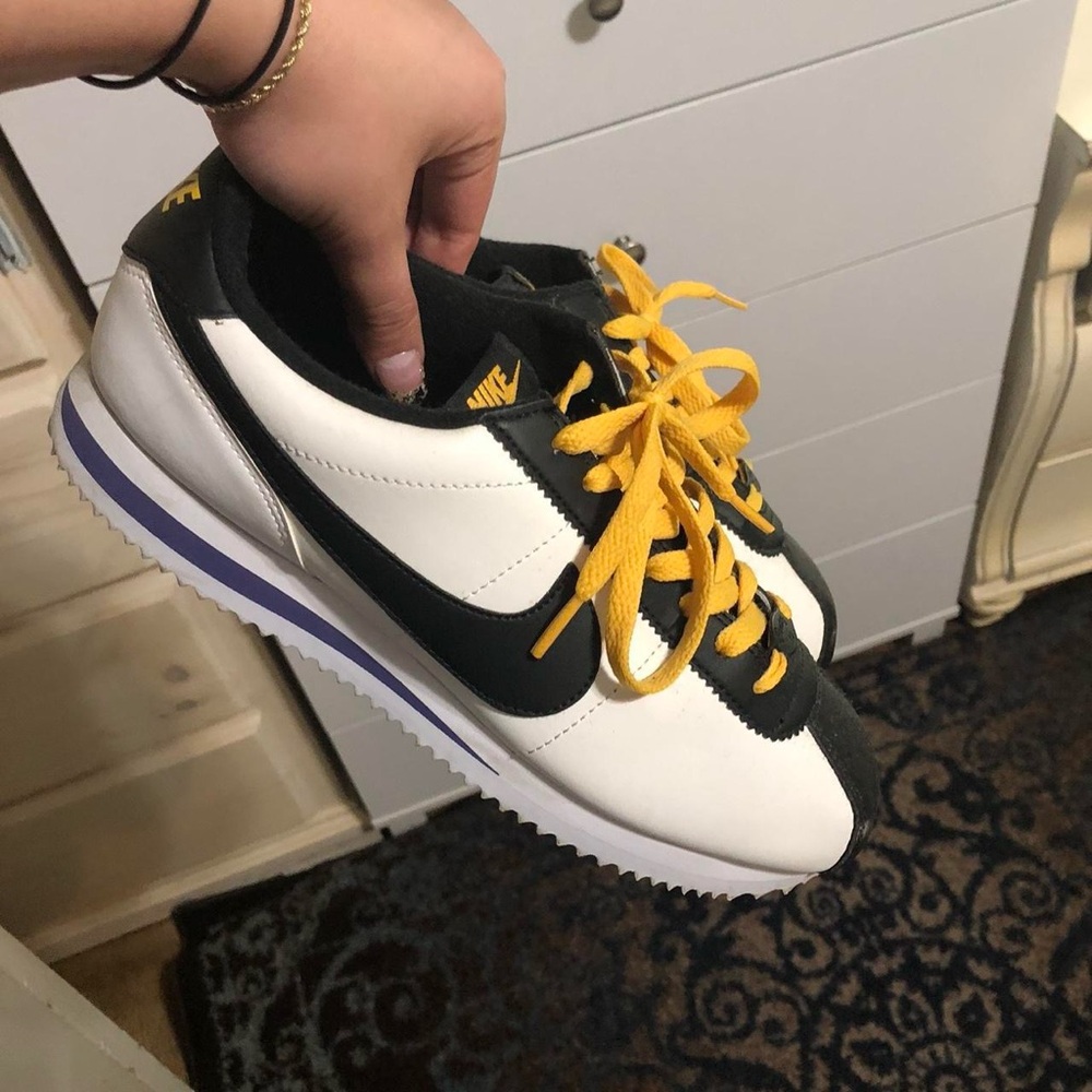 Yellow and purple color scheme Nike Cortez . No longer sold online or in store